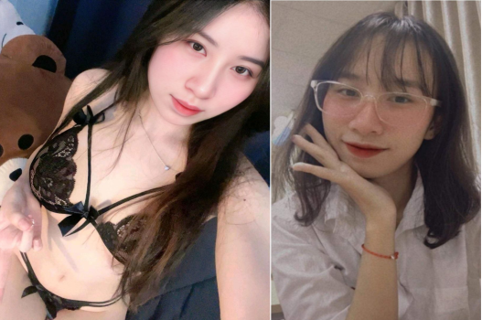 Cởi kính cận em biến thành dâm nữ kinh khủng